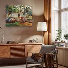 The large tree Painting 4 : 3 Horizontal Premium Wall Art Canvas by MeriDeewar