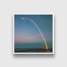 The launch Painting - Meri Deewar 1 : 1 Square Premium Wall Art Canvas by MeriDeewar