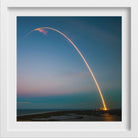 The launch Painting - Meri Deewar 1 : 1 Square Premium Wall Art Canvas by MeriDeewar