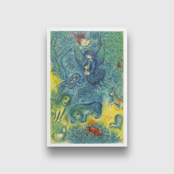 The Magic Flute Painting - Meri Deewar 2 : 3 Vertical Premium Wall Art Canvas by MeriDeewar