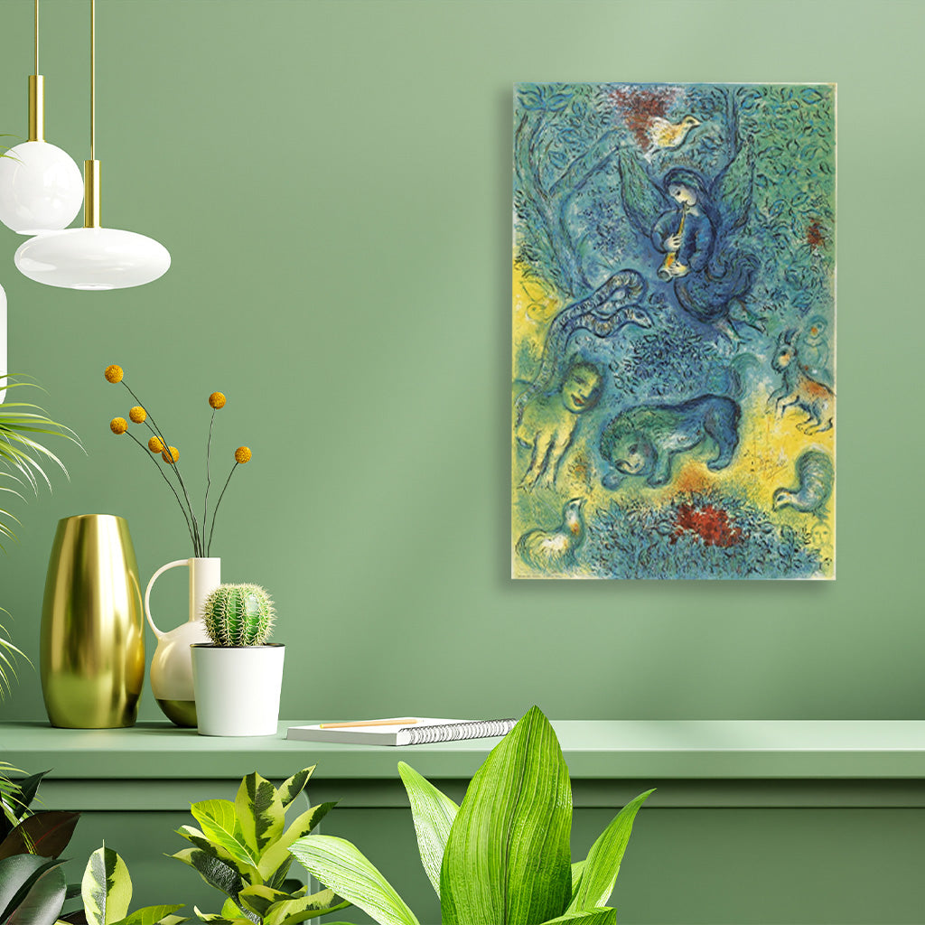 The Magic Flute Painting - Meri Deewar 2 : 3 Vertical Premium Wall Art Canvas by MeriDeewar