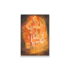 The Man Under the Pear Tree painting - Meri Deewar 3 : 4.2 Vertical Premium Wall Art Canvas by MeriDeewar