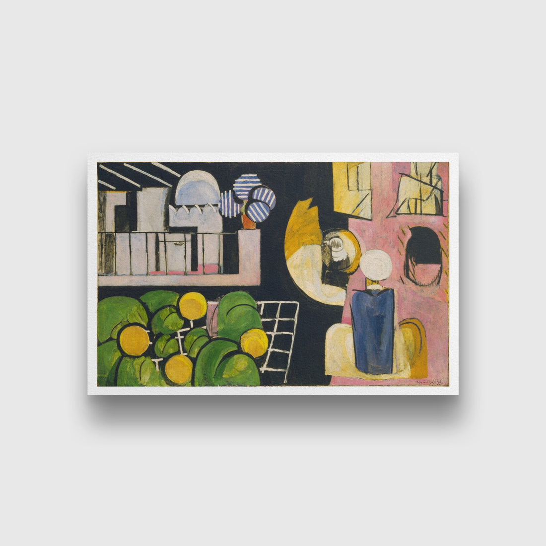 the moroccans Painting - Meri Deewar 3 : 2 Horizontal Premium Wall Art Canvas by MeriDeewar
