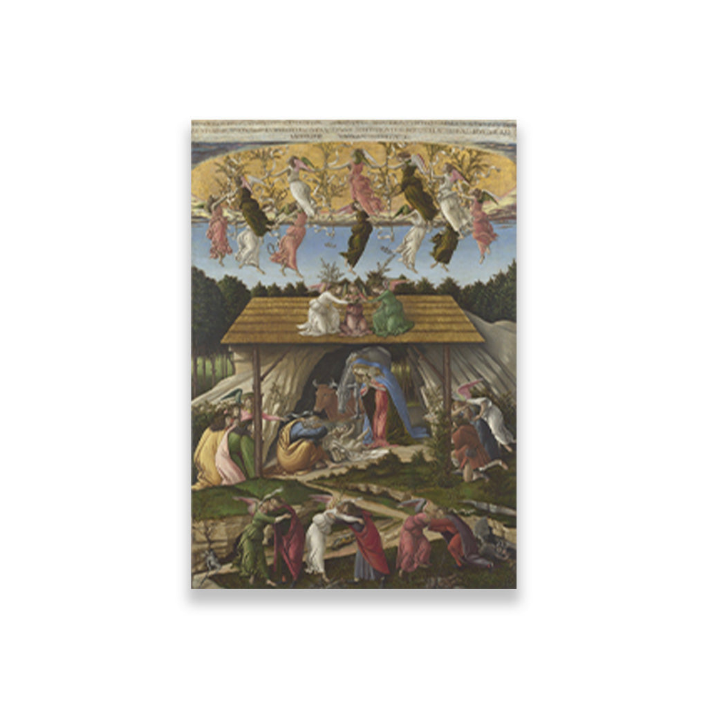the Mystical Nativity Painting - Meri Deewar 2 : 3 Vertical Premium Wall Art Canvas by MeriDeewar