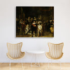 the night watch Painting - Meri Deewar 5 : 4 Horizontal Premium Wall Art Canvas by MeriDeewar