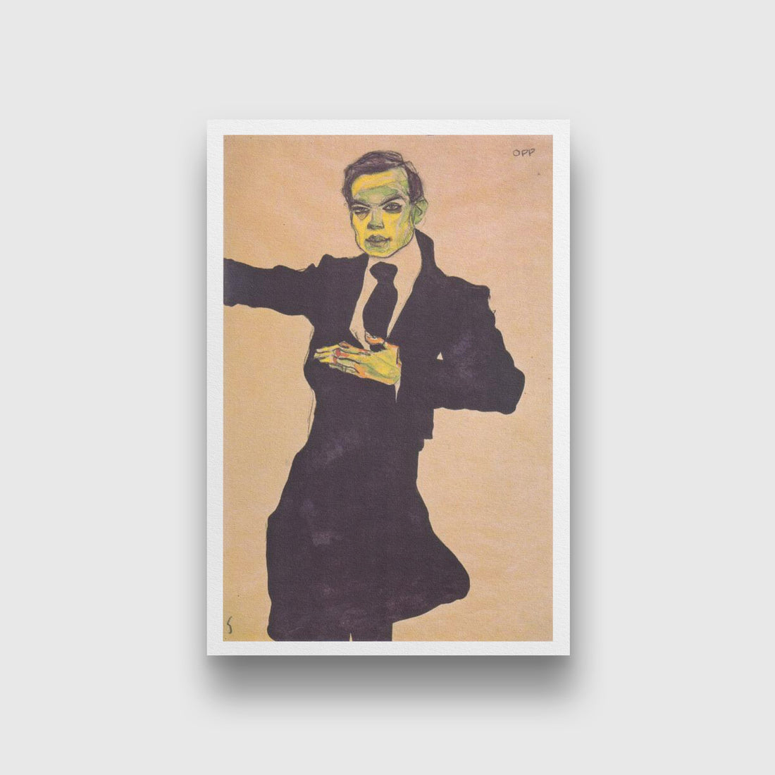The painter max oppenheimer Painting - Meri Deewar 2 : 3 Vertical Premium Wall Art Canvas by MeriDeewar