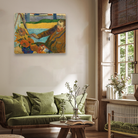 The Painter of Sunflowers Painting 5 : 4 Horizontal Premium Wall Art Canvas by MeriDeewar