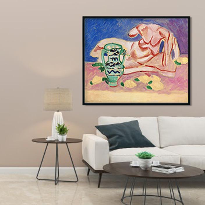 The Parthenon Ilyssus Painting - Meri Deewar 4 :5 Vertical Premium Wall Art Canvas by MeriDeewar