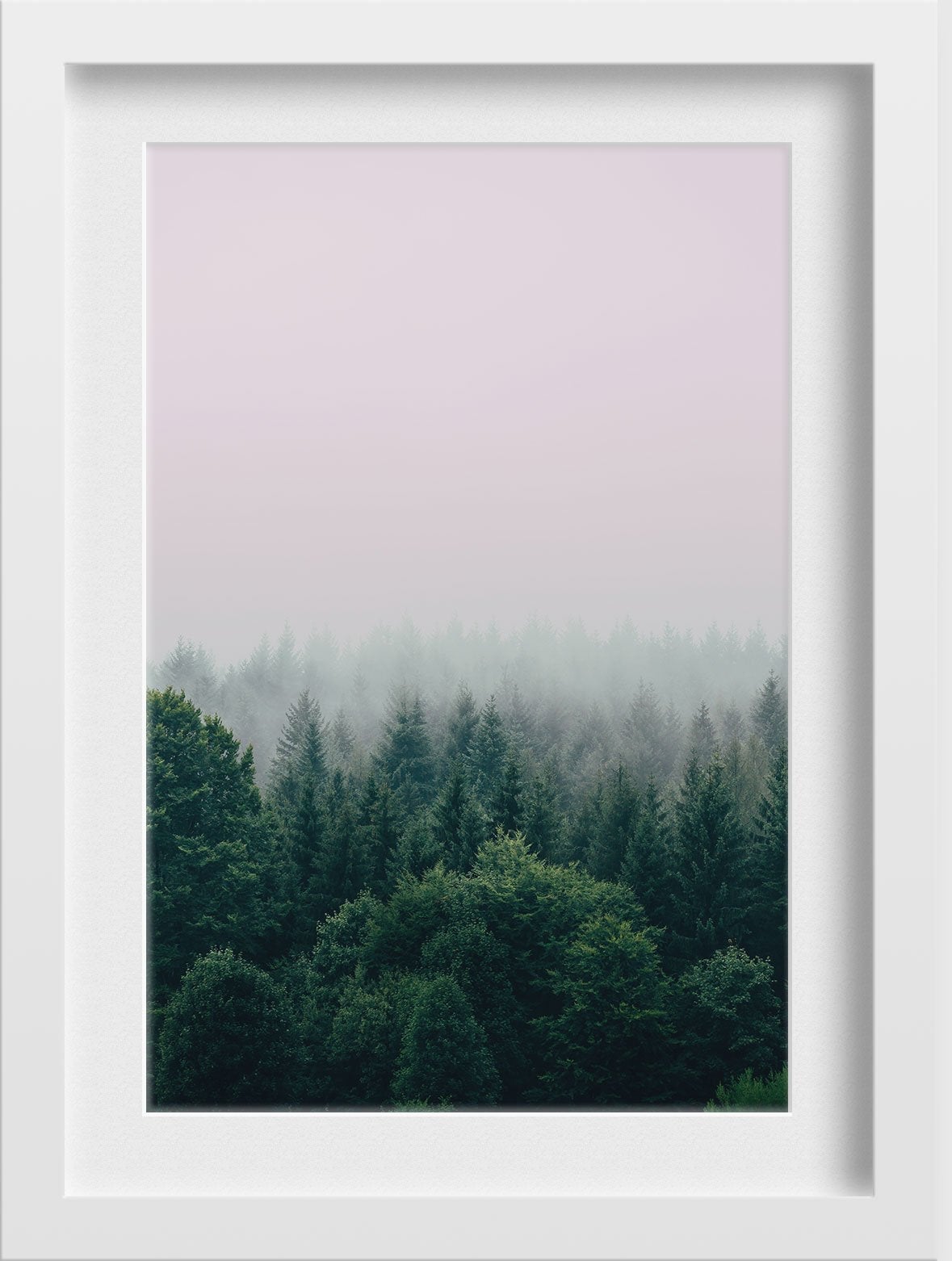 The pine woods Painting - Meri Deewar 2 : 3 Vertical Premium Wall Art Canvas by MeriDeewar