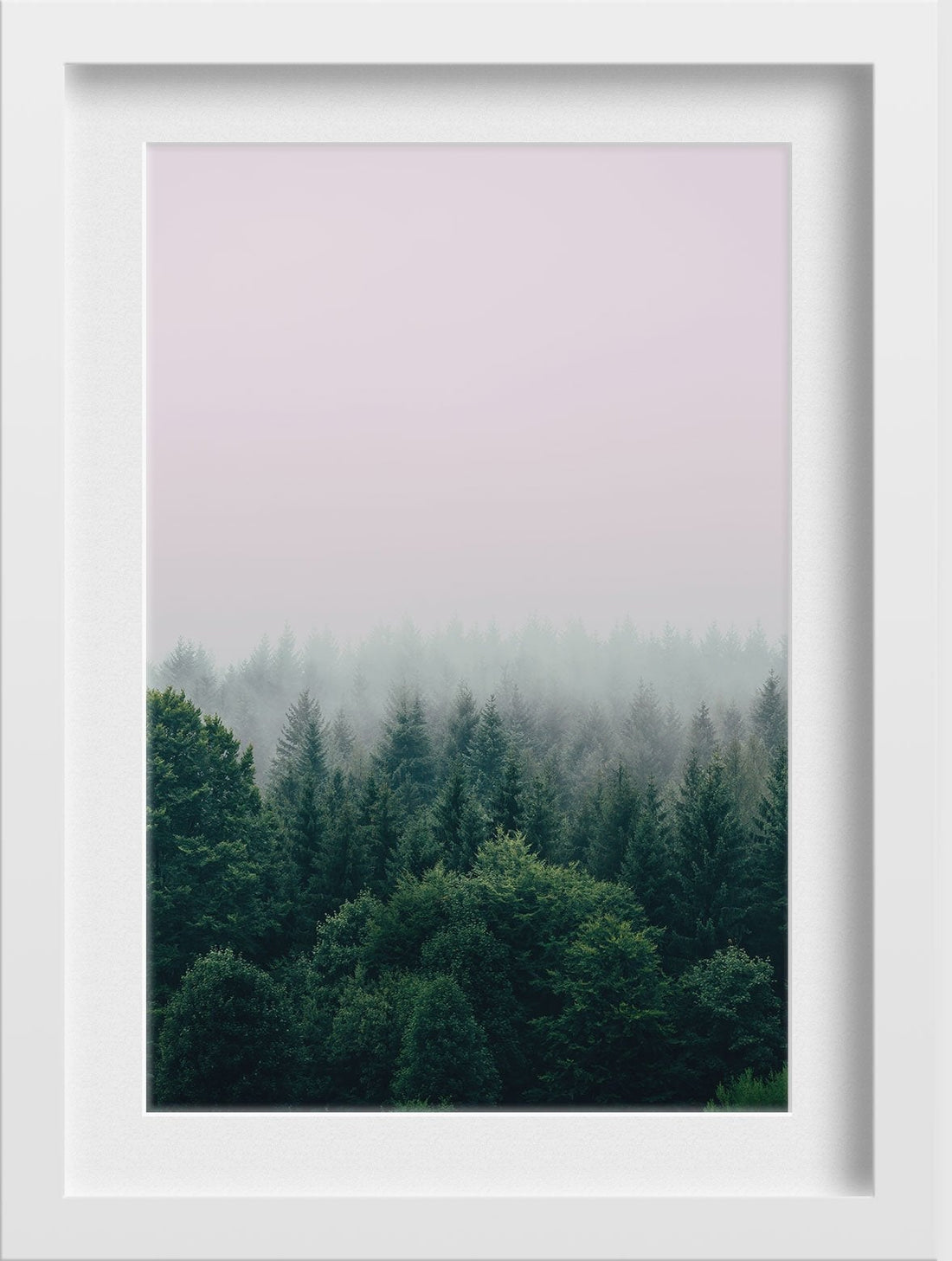 The pine woods Painting - Meri Deewar 2 : 3 Vertical Premium Wall Art Canvas by MeriDeewar
