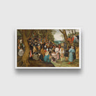 The Preaching Of St John Baptist Painting - Meri Deewar 3 : 2 Horizontal Premium Wall Art Canvas by MeriDeewar