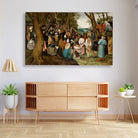 The Preaching Of St John Baptist Painting - Meri Deewar 3 : 2 Horizontal Premium Wall Art Canvas by MeriDeewar