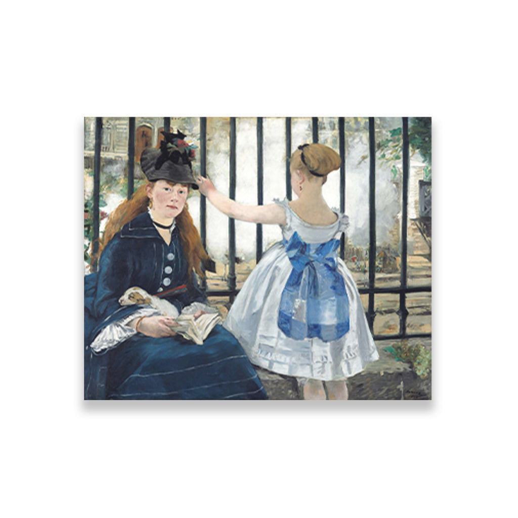 The Railway Painting - Meri Deewar 5 : 4 Horizontal Premium Wall Art Canvas by MeriDeewar