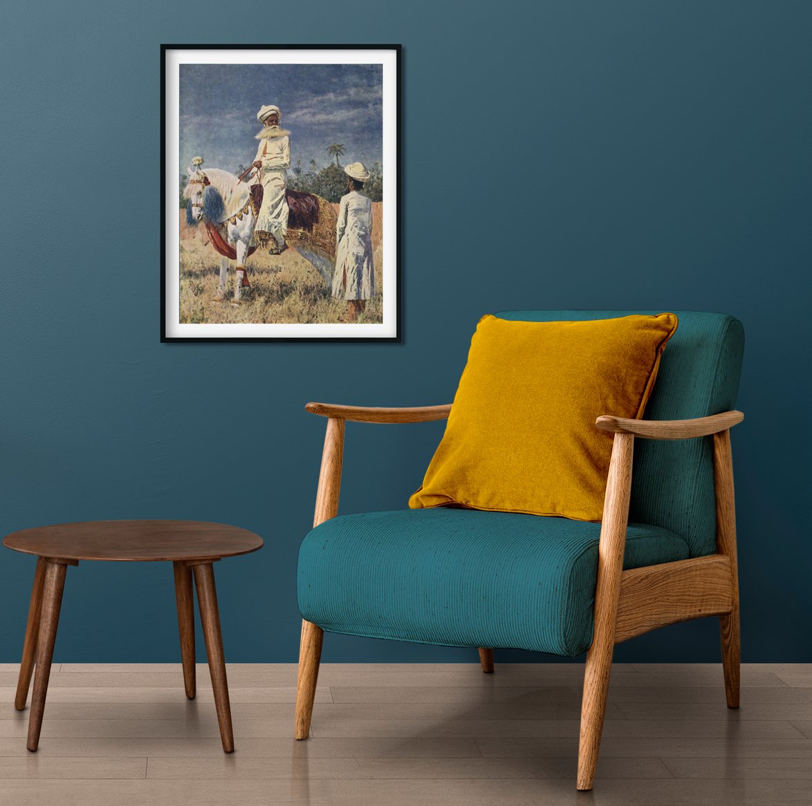 the rider in jaipur Painting - Meri Deewar 4 :5 Vertical Premium Wall Art Canvas by MeriDeewar