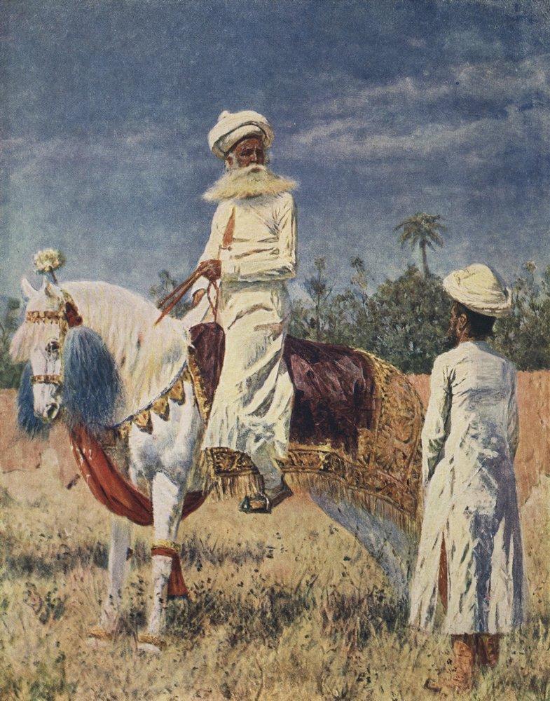 the rider in jaipur Painting - Meri Deewar 4 :5 Vertical Premium Wall Art Canvas by MeriDeewar