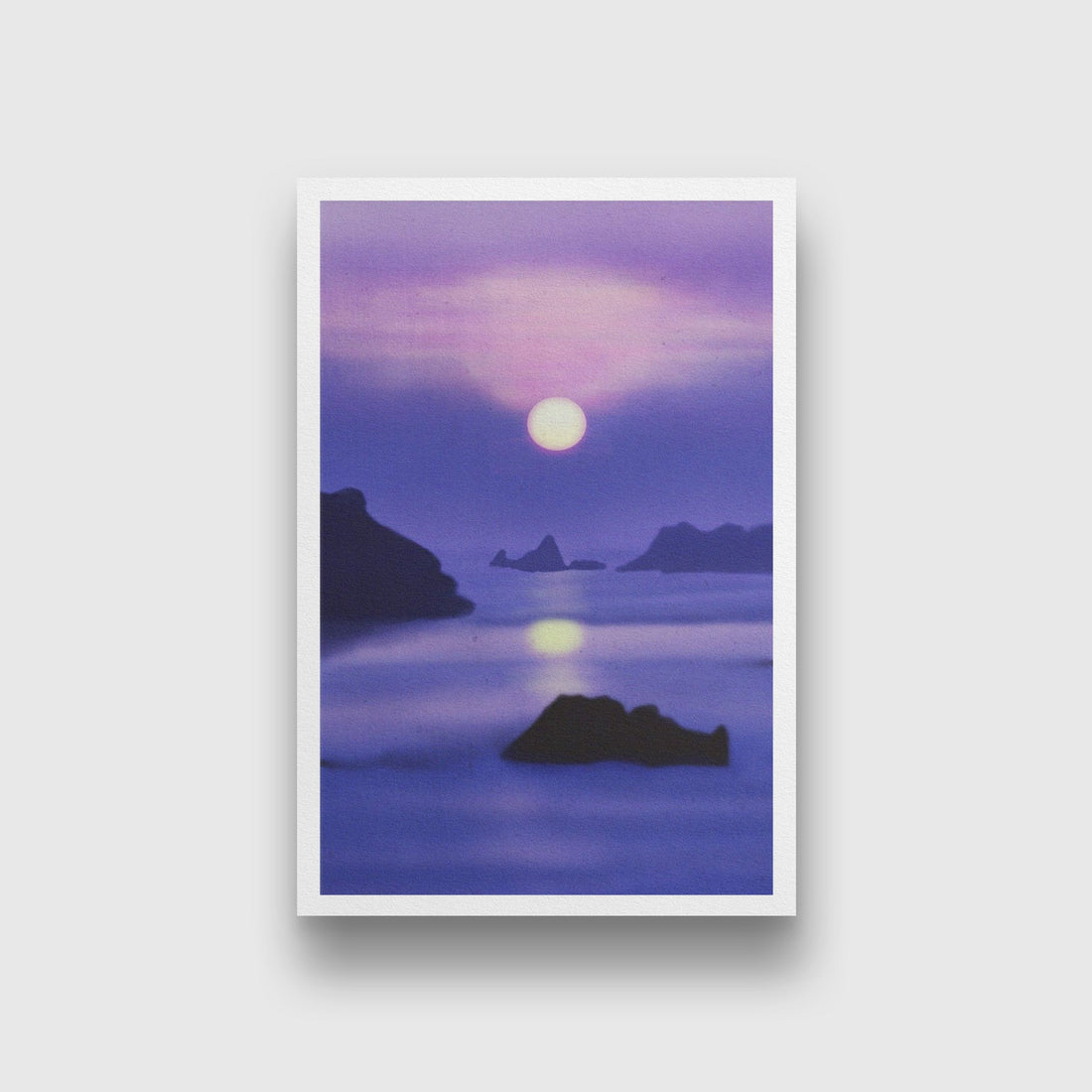 The Rise Painting - Meri Deewar 2 : 3 Vertical Premium Wall Art Canvas by MeriDeewar