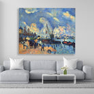 the seine at bercy Painting - Meri Deewar 4 :5 Vertical Premium Wall Art Canvas by MeriDeewar