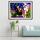 The Sorrows of the King Painting - Meri Deewar 4 : 3 Horizontal Premium Wall Art Canvas by MeriDeewar