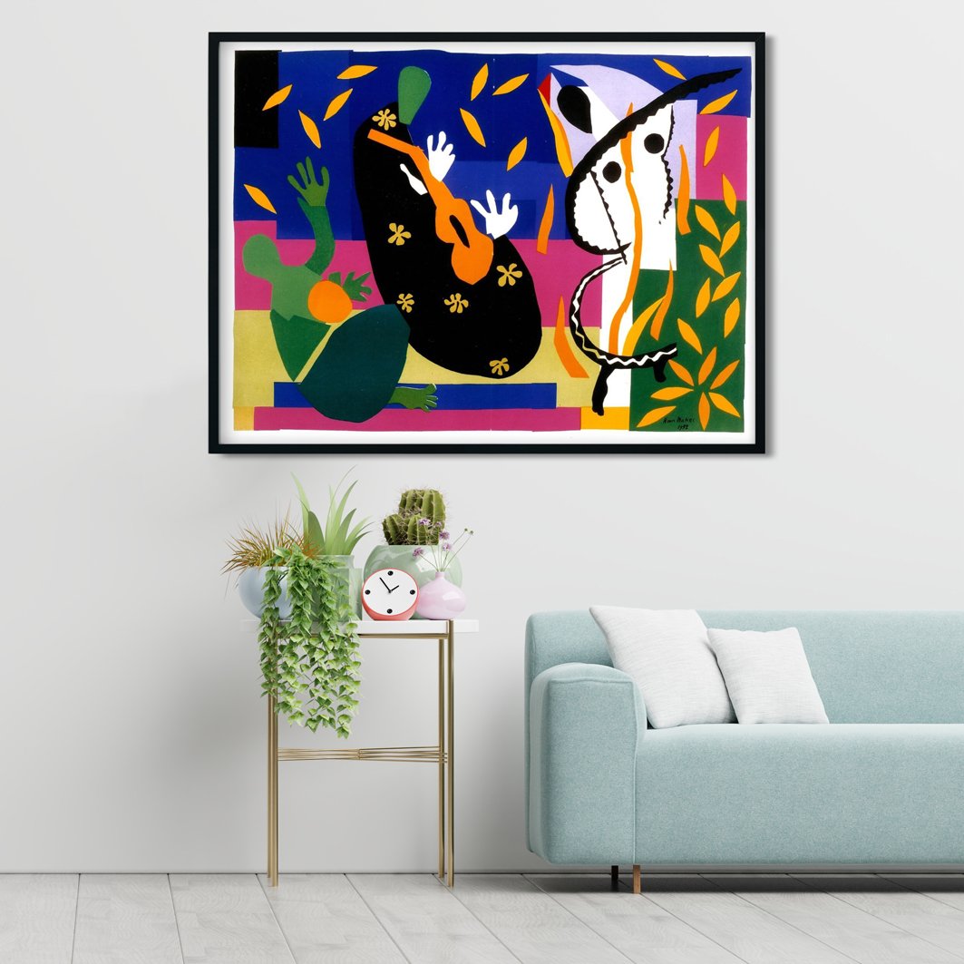 The Sorrows of the King Painting - Meri Deewar 4 : 3 Horizontal Premium Wall Art Canvas by MeriDeewar