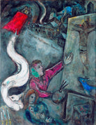The Soul of the City Painting - Meri Deewar 2 : 3 Vertical Premium Wall Art Canvas by MeriDeewar