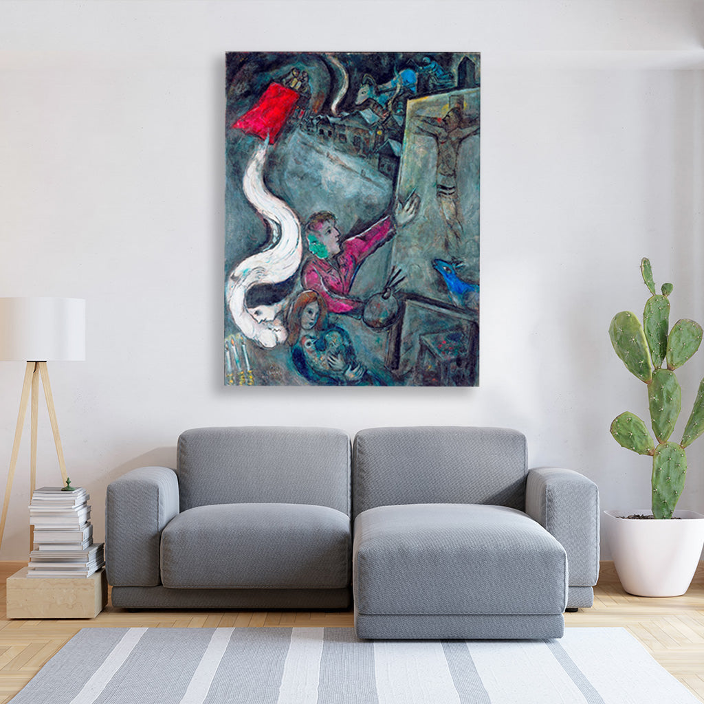 The Soul of the City Painting - Meri Deewar 2 : 3 Vertical Premium Wall Art Canvas by MeriDeewar