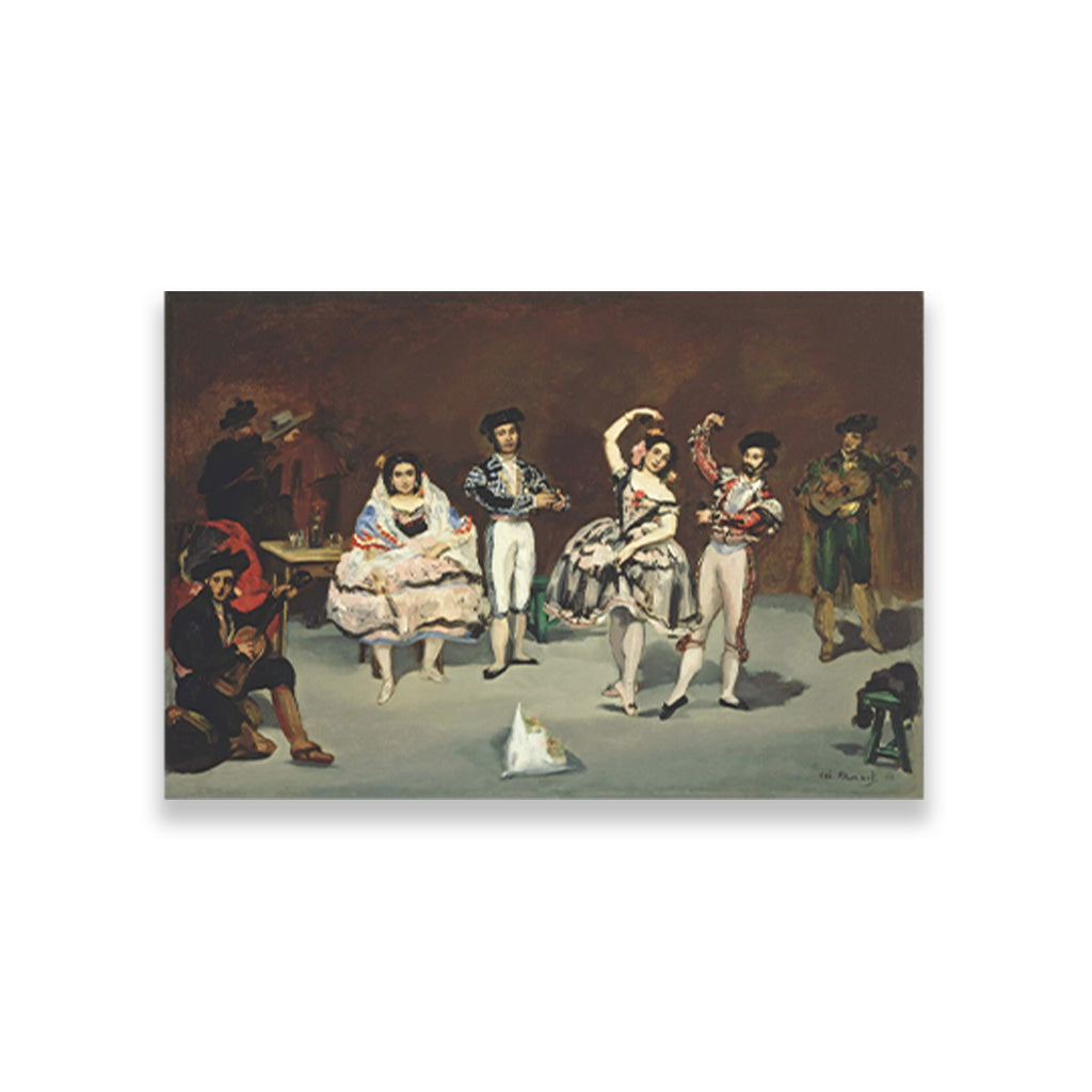 The Spanish Ballet Painting - Meri Deewar 3 : 2 Horizontal Premium Wall Art Canvas by MeriDeewar