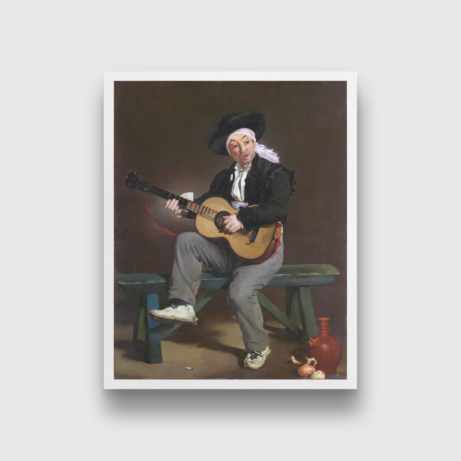 The Spanish Singer Painting - Meri Deewar 3 : 4 Vertical Premium Wall Art Canvas by MeriDeewar