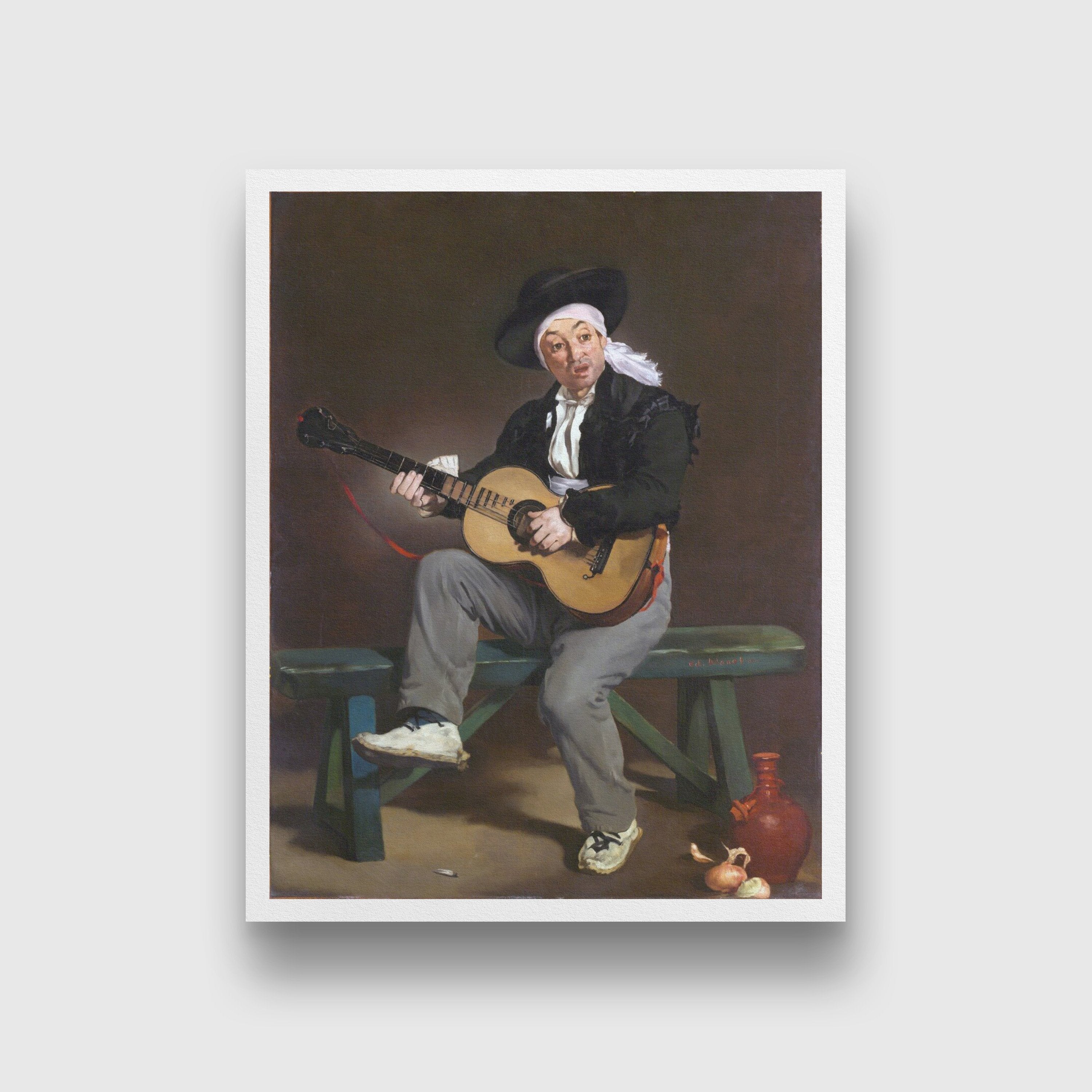 The Spanish Singer Painting - Meri Deewar 3 : 4 Vertical Premium Wall Art Canvas by MeriDeewar