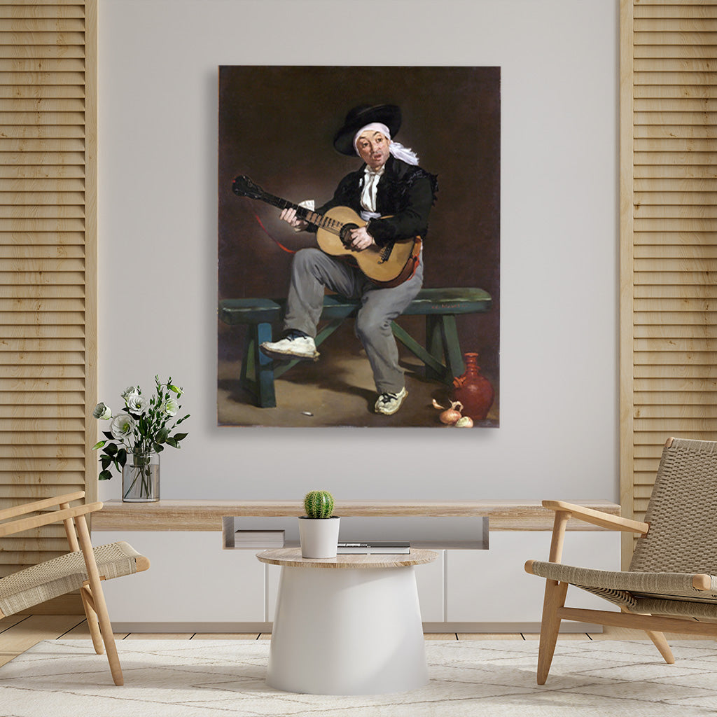 The Spanish Singer Painting - Meri Deewar 3 : 4 Vertical Premium Wall Art Canvas by MeriDeewar
