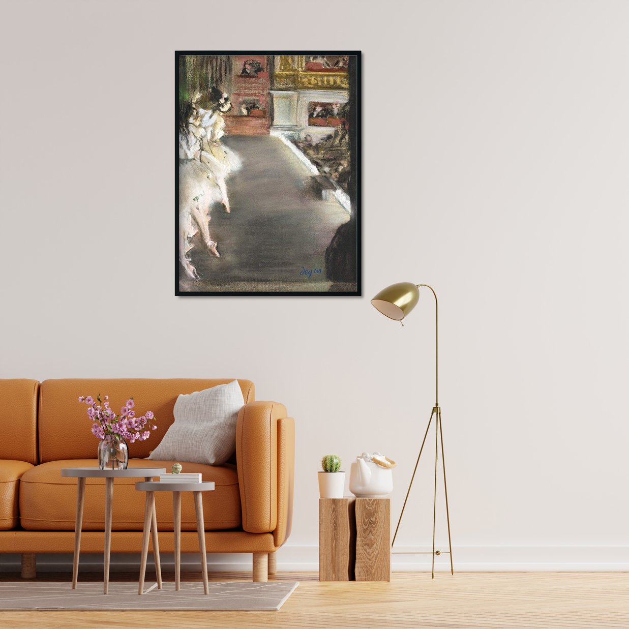 The Star Painting - Meri Deewar 4 : 3 Horizontal Premium Wall Art Canvas by MeriDeewar