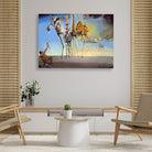 The temptation of st.anthony Painting - Meri Deewar 4 : 3 Horizontal Premium Wall Art Canvas by MeriDeewar