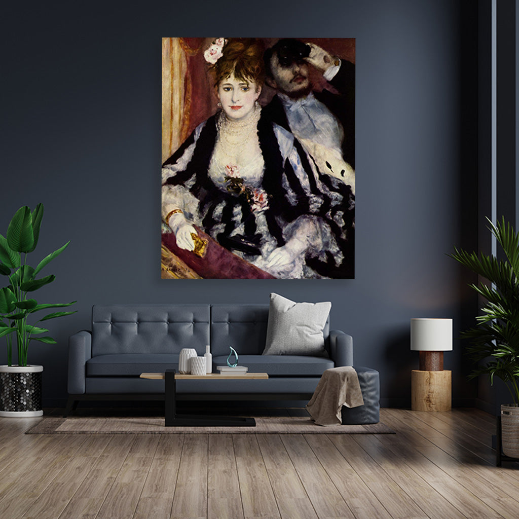 The Theatre Box Painting - Meri Deewar 4 :5 Vertical Premium Wall Art Canvas by MeriDeewar