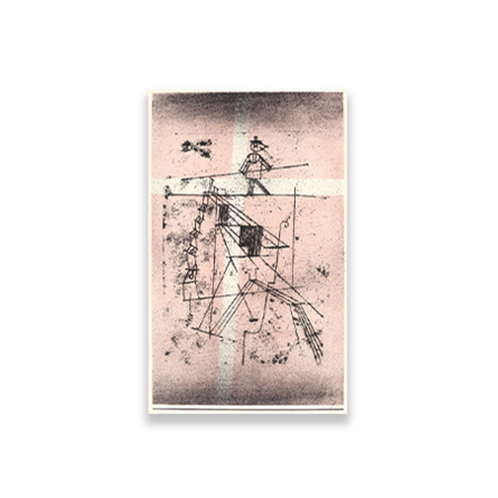 The Tight Rope Walker painting - Meri Deewar 2 : 3 Vertical Premium Wall Art Canvas by MeriDeewar
