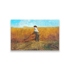 The Veteran in a New Field panting - Meri Deewar 3 : 2 Horizontal Premium Wall Art Canvas by MeriDeewar