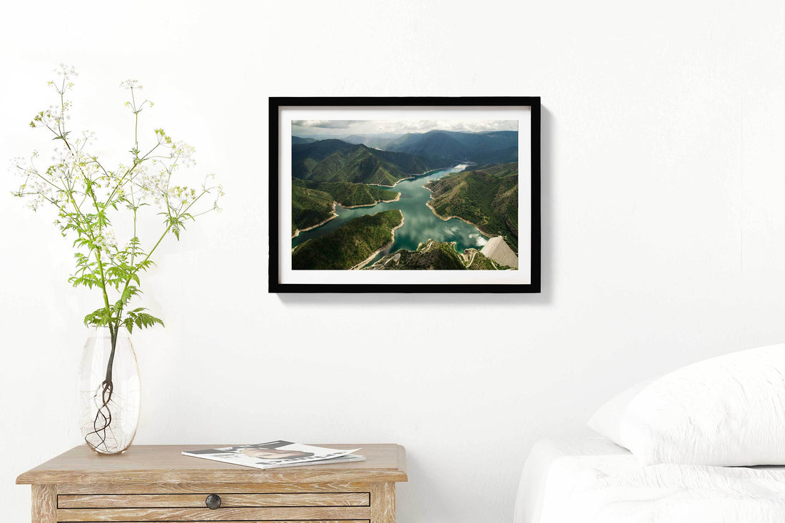 The View Painting - Meri Deewar 3 : 2 Horizontal Premium Wall Art Canvas by MeriDeewar