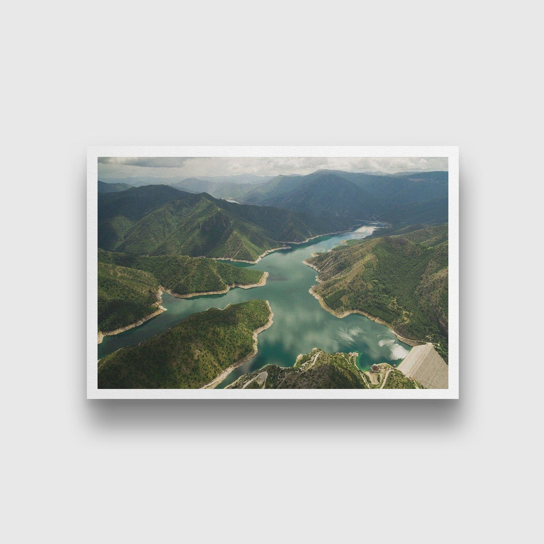 The View Painting - Meri Deewar 3 : 2 Horizontal Premium Wall Art Canvas by MeriDeewar