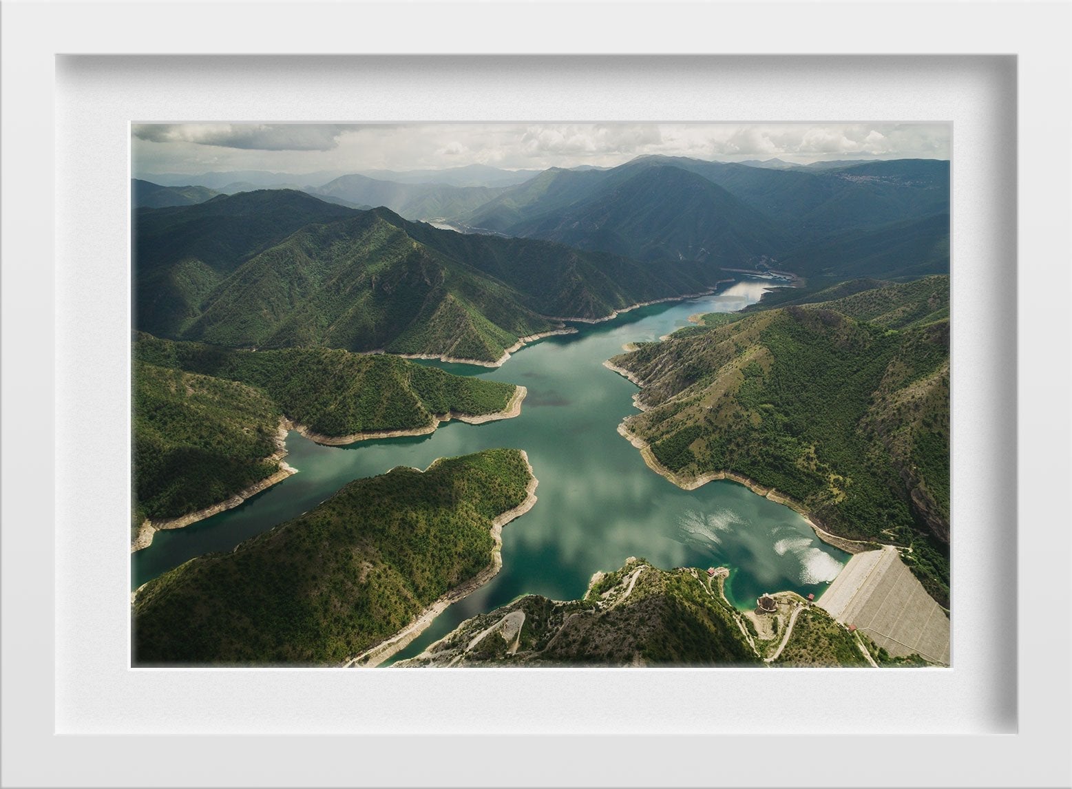 The View Painting - Meri Deewar 3 : 2 Horizontal Premium Wall Art Canvas by MeriDeewar