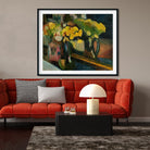The Yellow Flowers Painting - Meri Deewar 6 : 5 Horizontal Premium Wall Art Canvas by MeriDeewar