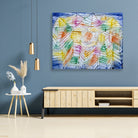 Theater Mountain Construction painting - Meri Deewar 5 : 4 Horizontal Premium Wall Art Canvas by MeriDeewar