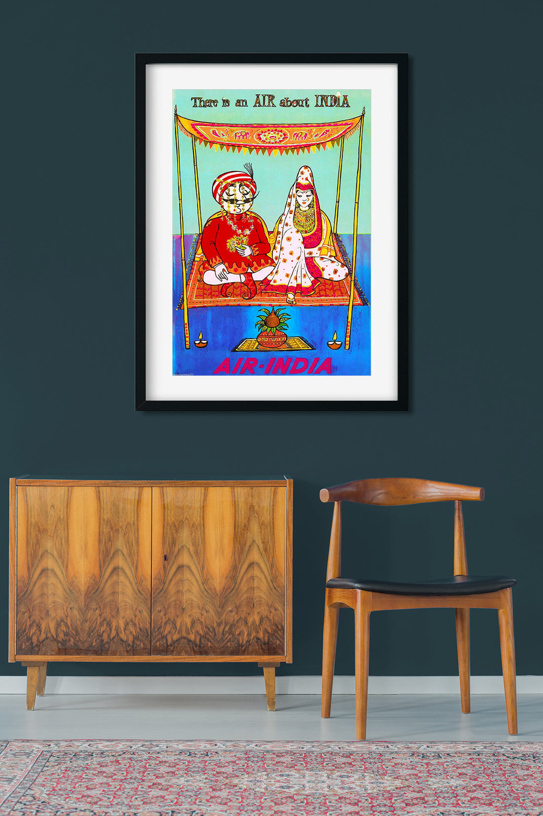 There is an air about india Poster 2 : 3 Vertical Premium Wall Art Canvas by MeriDeewar