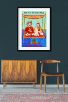 There is an air about india Poster 2 : 3 Vertical Premium Wall Art Canvas by MeriDeewar