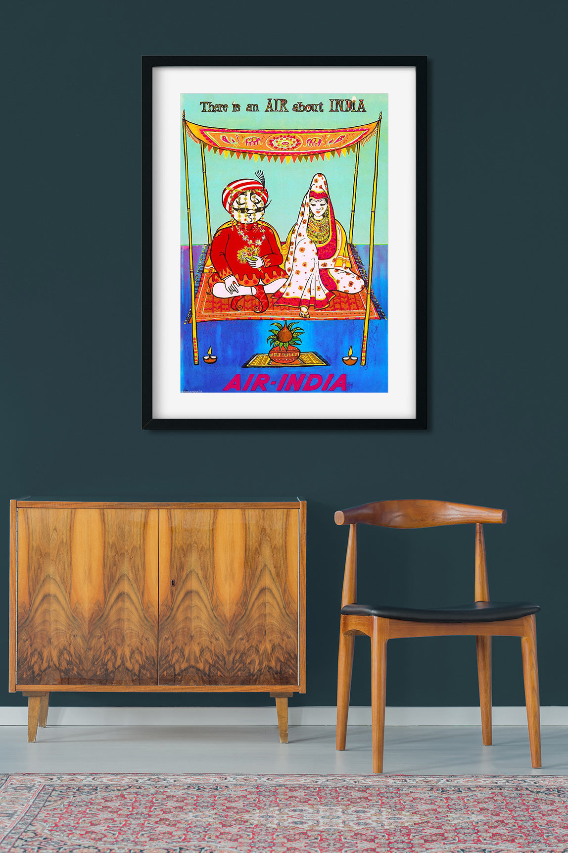 There is an air about india Poster 2 : 3 Vertical Premium Wall Art Canvas by MeriDeewar