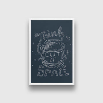 Think-out-of-space Painting - Meri Deewar 2 : 3 Vertical Premium Wall Art Canvas by MeriDeewar
