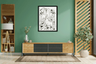 Three Horses Painting 3 : 4.2 Vertical Premium Wall Art Canvas by MeriDeewar