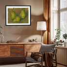 Three Pears Painting 4 : 3 Horizontal Premium Wall Art Canvas by MeriDeewar