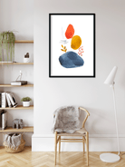 Throne watercolor elements - Painting 3 : 4.2 Vertical Premium Wall Art Canvas by MeriDeewar