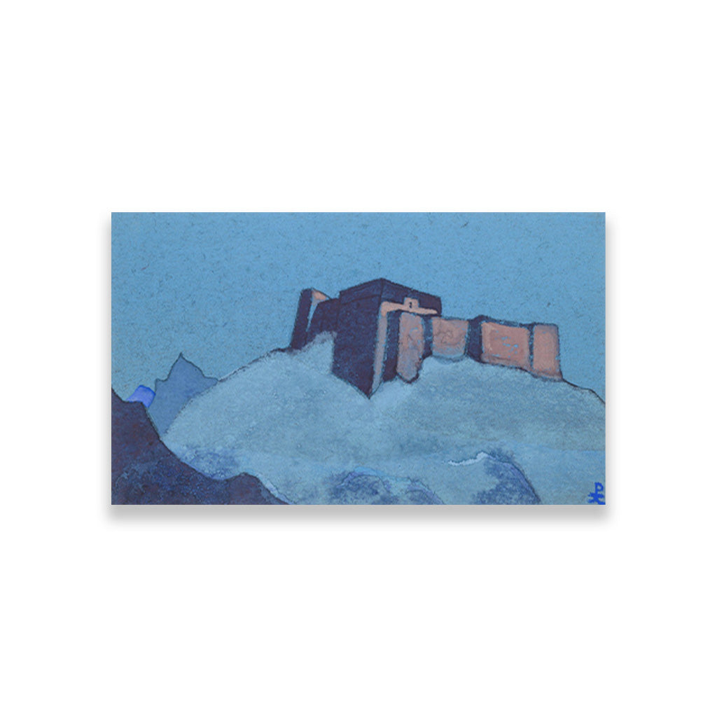 Tibetan dzong Painting - Meri Deewar 3 : 2 Horizontal Premium Wall Art Canvas by MeriDeewar