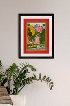 Todi Ragini, from a Ragamala Painting - Meri Deewar 3 : 4 Vertical Premium Wall Art Canvas by MeriDeewar
