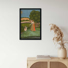 Todi Ragini, from a Ragamala Series Painting 2 : 3 Vertical Premium Wall Art Canvas by MeriDeewar