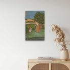 Todi Ragini, from a Ragamala Series Painting 2 : 3 Vertical Premium Wall Art Canvas by MeriDeewar